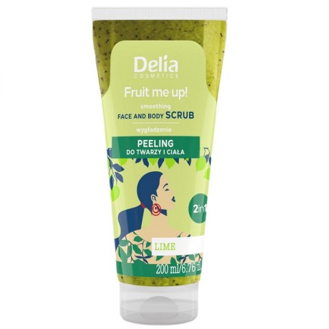 Delia Fruit Me Up! peeling do twarzy i ciała Limonka 200ml