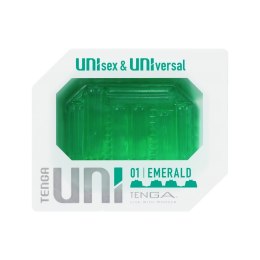 TENGA Uni Emerald uniwersalna nakładka masturbująca