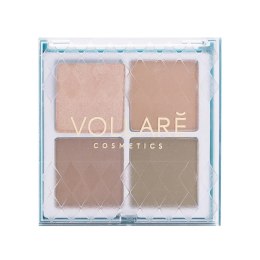 Vollare Crystal Clear paleta cieni do powiek Nude 4.8g