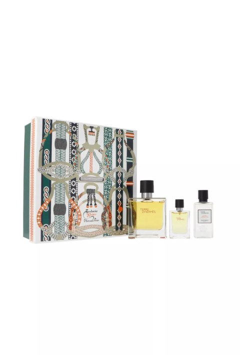 Zestaw Hermes Terre D`Hermes Parfum 75ml + Edp 12,5ml + After Shave Lotion 40ml