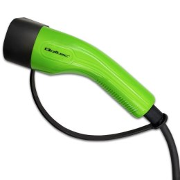 Qoltec Mobilna ładowarka do samochodu elektrycznego EV z regulacją 2w1 Typ2 | 7kW | 230V | CEE 3 PIN | Wi-fi| LCD | Przenośna | 