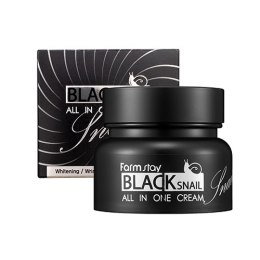 FarmStay Black Snail All in One Cream krem do twarzy all-in ze śluzem czarnego ślimaka 75ml