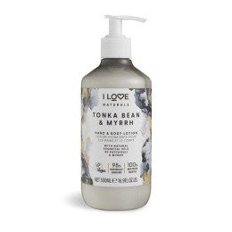 I Love Naturals Hand & Body Lotion balsam do ciała i rąk Tonka Bean & Myrrh 500ml