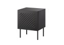 Szafka nocna 2szt SIENA 44,5x40x59 czarny mat
