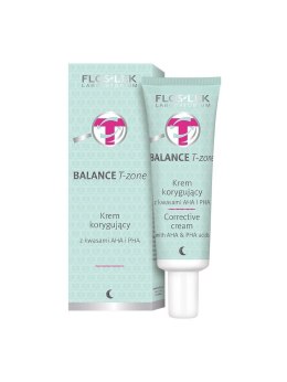 Floslek Balance T-Zone krem korygujący z kwasami AHA i PHA 50ml