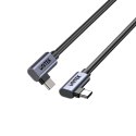 UNITEK KABEL USB-C KĄTOWY 90°/90° PD 100W M/M 0,5M