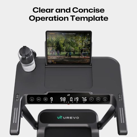 Bieżnia z wbudowanym biurkiem do pracy i ćwiczeń UREVO Foldi 3S