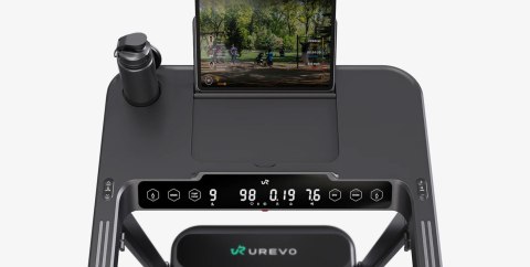 Bieżnia z wbudowanym biurkiem do pracy i ćwiczeń UREVO Foldi 3S