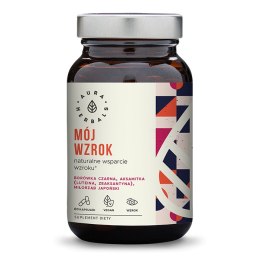 AURA HERBALS Mój wzrok - naturalne wsparcie wzroku 60 veg. kaps.