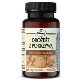 Drożdże z pokrzywą 120kaps. HERBAPOL KRAKÓW