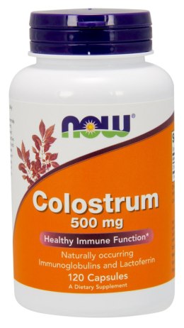 NOW FOODS Colostrum 500mg, 120caps.