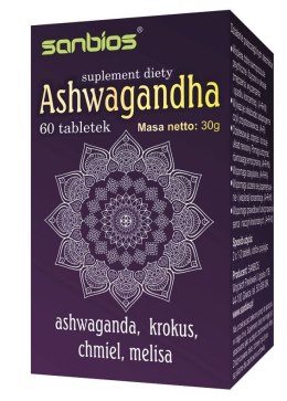 SANBIOS Ashwagandha 60 tabl.