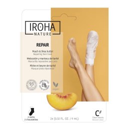 IROHA nature Repair Foot Mask regenerująca maseczka do stóp w formie skarpet
Peach & Shea Butter 2x9ml