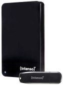 Dysk zewnętrzny 1TB USB3 z pamięcią 64GB USB, kolor czarny, model INTENSO