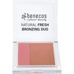 Benecos Natural Fresh Bronzing Duo naturalny podwójny puder brązujący Ibiza Nights 8g