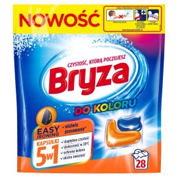 Bryza Easy Ironing 5w1 kapsułki do prania koloru 28szt