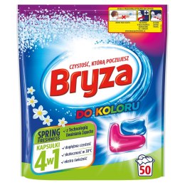 Bryza Spring Freshness 4w1 kapsułki do prania koloru 50szt