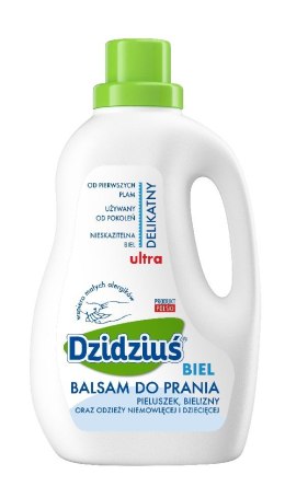 Dzidziuś Ultra delikatny balsam do prania bielizny niemowlęcej i dziecięcej Biel 1500ml