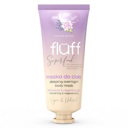 Fluff Sleeping Overnight Body Mask odżywczo-regenerująca maska do ciała Lawenda i Róża 150ml