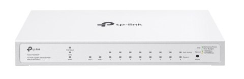 TP-Link FESTA FS310GP łącza sieciowe Zarządzany L2/L2+ Gigabit Ethernet (10/100/1000) Obsługa PoE 1U Biały