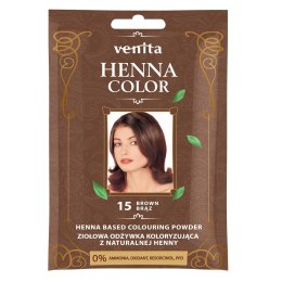 Venita Henna Color ziołowa odżywka koloryzująca z naturalnej henny 15 Brąz