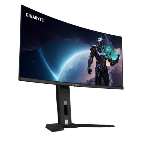 GIGABYTE MO34WQC2 monitor komputerowy 86,4 cm (34") 3440 x 1440 px Wide Quad HD OLED Czarny