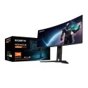 GIGABYTE MO34WQC2 monitor komputerowy 86,4 cm (34") 3440 x 1440 px Wide Quad HD OLED Czarny