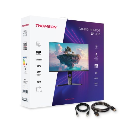Monitor gamingowy 27" QHD, 180 Hz Thomson M27FB5C14