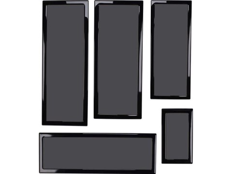 Zestaw filtrów przeciwpyłowych Demciflex do Lian Li O11 Dynamic -/