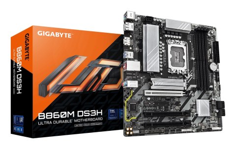 GIGABYTE B860M DS3H płyta główna Intel B860 LGA 1851 (Socket V1) micro ATX