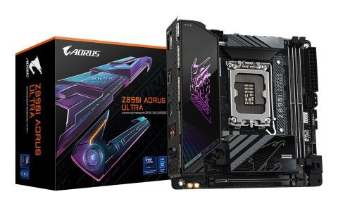 GIGABYTE Z890I AORUS ULTRA płyta główna Intel Z890 LGA 1851 (Socket V1) mini ITX