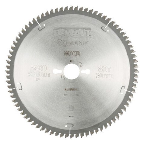 DeWALT DT4287-QZ ostrze do piły tarczowej 25 cm 1 szt.