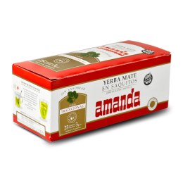 Yerba Mate AMANDA klasyczna fix 25*3g (saszetki bez koperty)