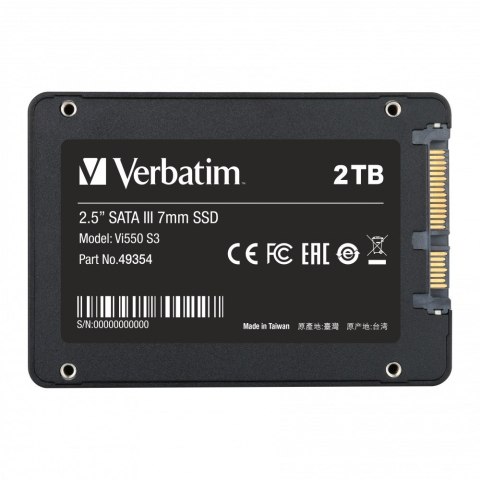 VI550 SATA III 2.5IN SSD 2TB/2.5INCH SATA 3D NAND SSD