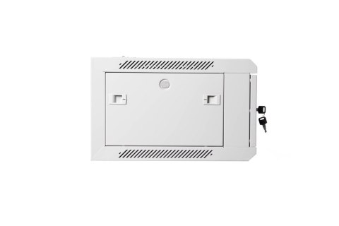 Szafa sieciowa wisząca 19" 4U rack 600x450, drzwi pełne, szary, niedzielona, złożona, 60kg