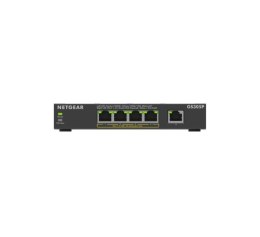 Switch Netgear GS305P-300EUS 5p PoE 63W (PoE+: 4p) Unmanaged Gigabit