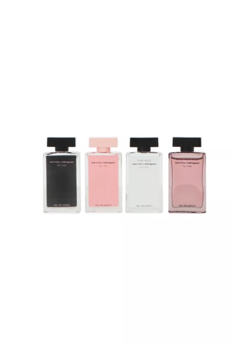 Zestaw Narciso Rodriguez For Her Edt + For Her Edp + Pure Musc Edp + Musc Noir Rose Edp 4 x 7,5ml
