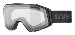 Uvex 5505422028 gogle do sportów zimowych Czarny Przezroczysty
