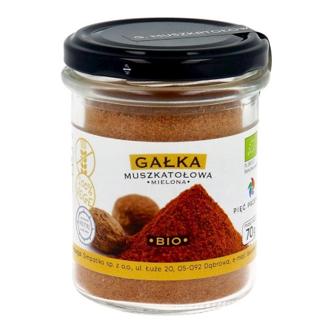 PIĘĆ PRZEMIAN Gałka muszkatołowa mielona BIO 70g