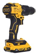 Wkrętarka udarowa 18V 2x2.0ah+ład DCD709D2T DEWALT