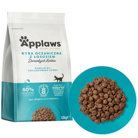 Applaws Applaws Cat Dry Adult Ocean Fish with Salmon 1.8kg
