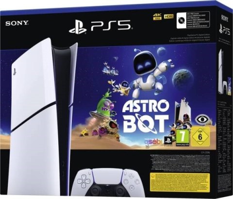 Sony PlayStation 5 Slim Digital - Astro Bot Bundle 1TB Konsola Biała