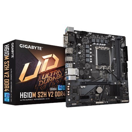 GIGABYTE H610M S2H V2 DDR4 płyta główna Intel H610 Express LGA 1700 micro ATX