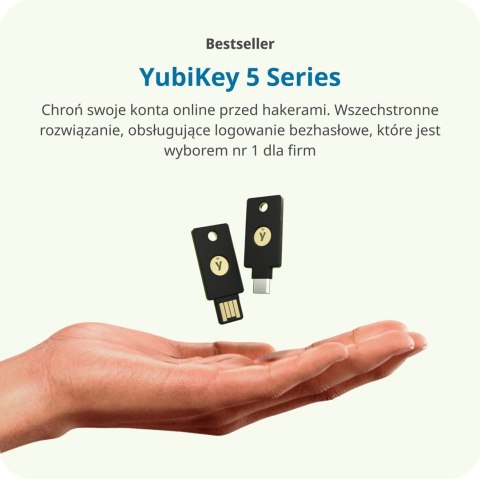 Klucz Sprzętowy Yubico Yubikey 5 NFC U2F FIDO