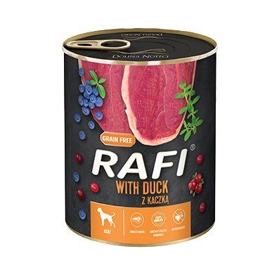 Karma Rafi dla psa kaczka borówka żurawina 800g