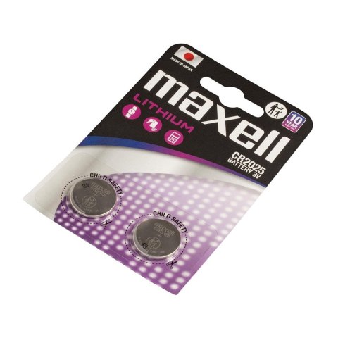 MAXELL Bateria litowa LITHIUM CR2025 2 szt. 3V