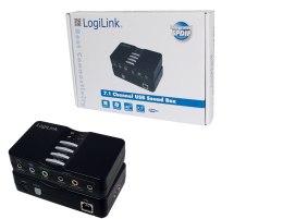 LogiLink USB Sound Box Dolby 7.1 8-Channel 7.1 kan.