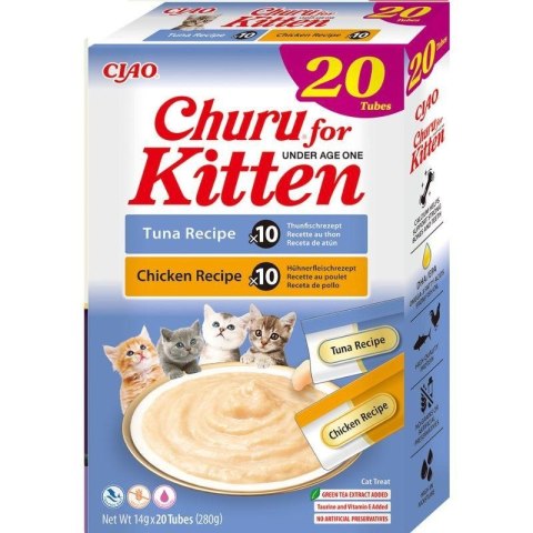 INABA CAT CHURU KITTEN VARIETY przysmak dla kota 20x14g (280g)