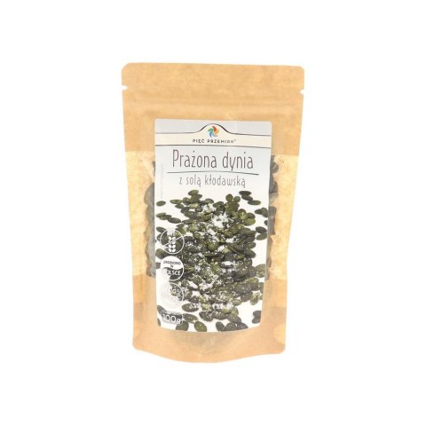 PIĘĆ PRZEMIAN Prażona dynia z solą kłodawską 100g