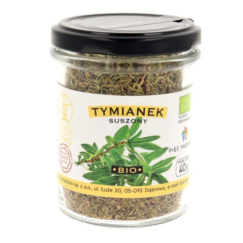 PIĘĆ PRZEMIAN Tymianek suszony bezglutenowy BIO 40g